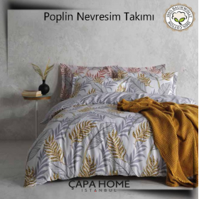 Çapa Home Poplin Nevresim Takımı %100 pamuk